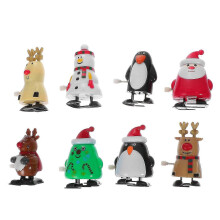 Set of 8 fun mechanical Christmas toys