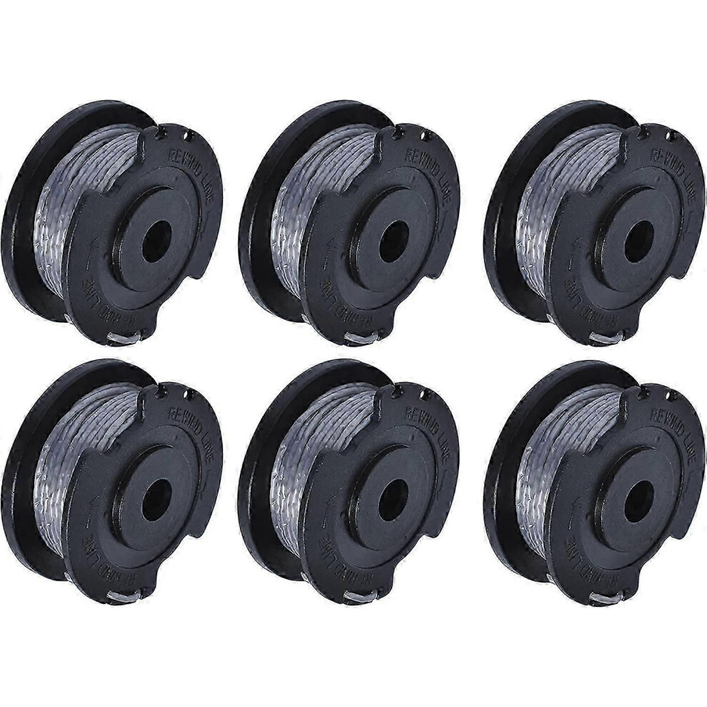 F016800569 Replacement spool and line compatible with Bosch EasyGrassCut, 6 pieces