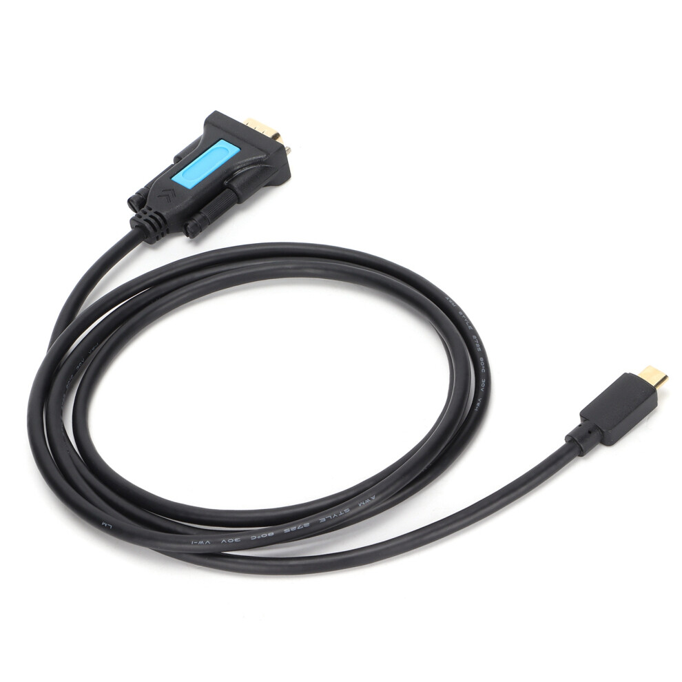 Usb To Rs232 Adapter Type-C Converter, 1.5M Cable For Pc/Scanner/Printer 7891358286184