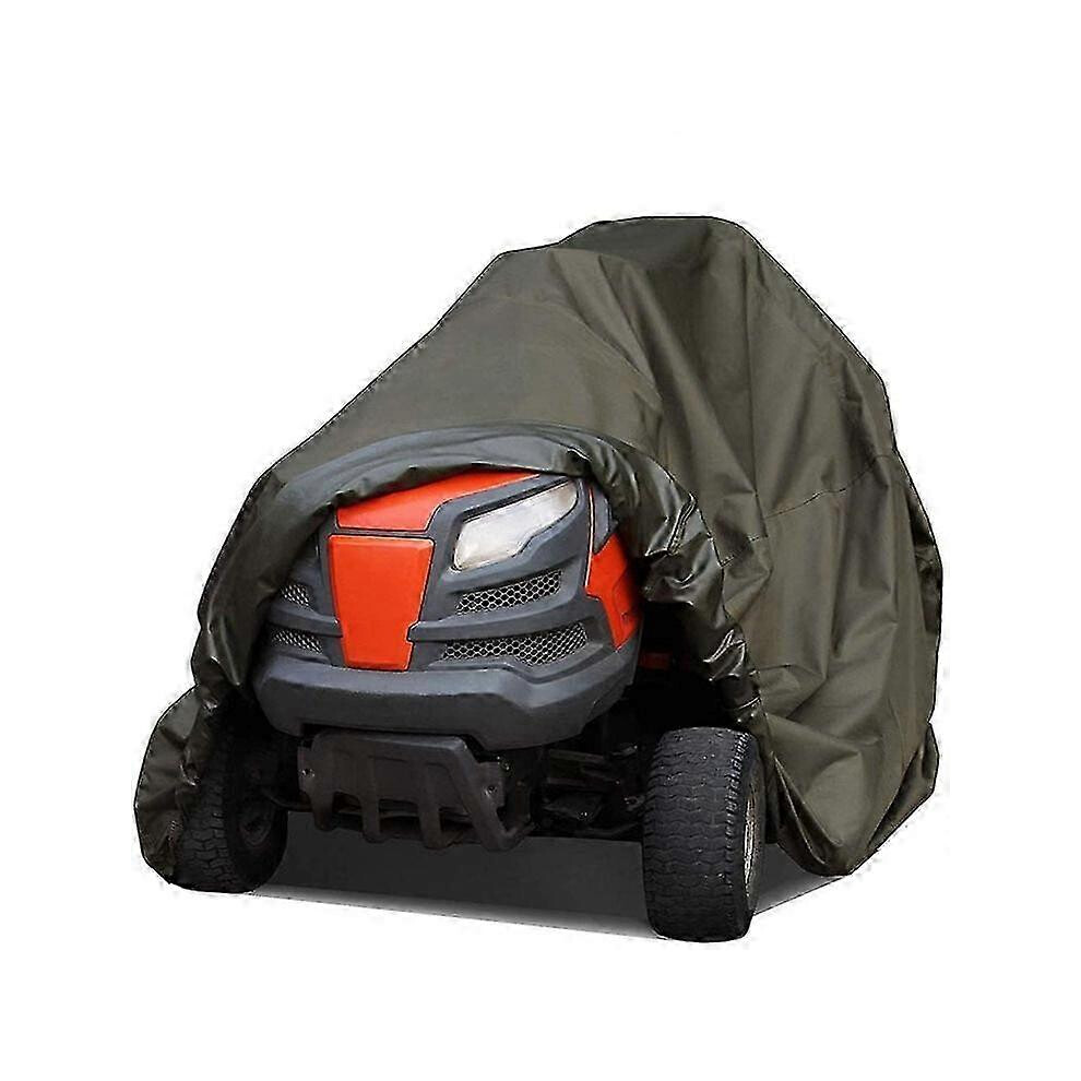 Waterproof Protective Cover For Lawnmowers And Garden Tractors, For Protecting The Mower Engine (182 X 111 X 116 Cm), Army Green