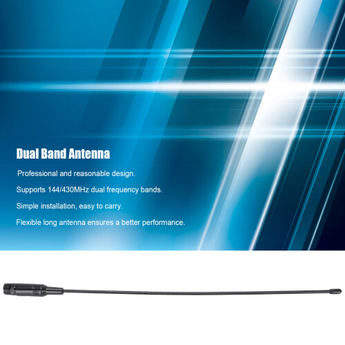 Antenne portable à double bande 144/430 MHz, 2,15 dB, BNC 2