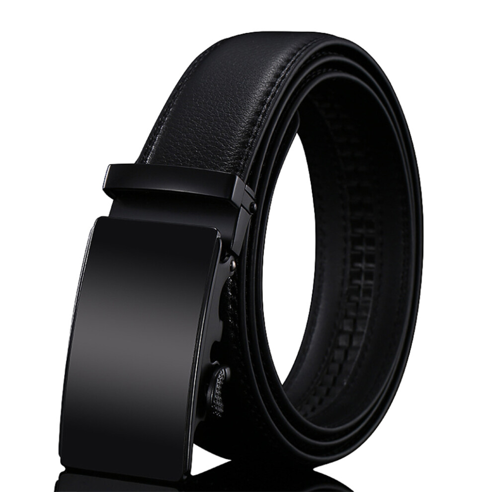(102 Black Buckle, 110130CM) Crafted With Precision - Mens Belt For Professional Look Black No-image-OPC-PMRTJPS-NEW