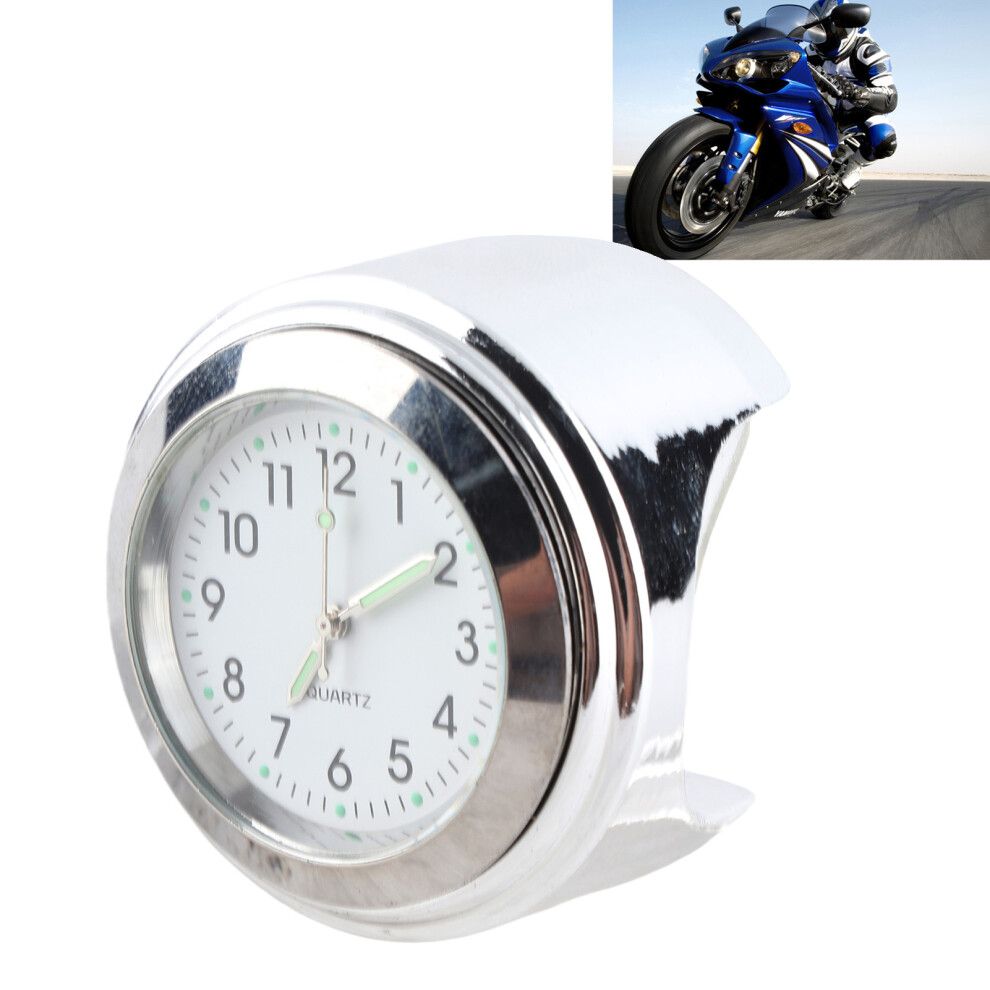 Motorcycle Clock With Luminous Dial For 7/8In-1In Handlebar Aluminum 8401358288768