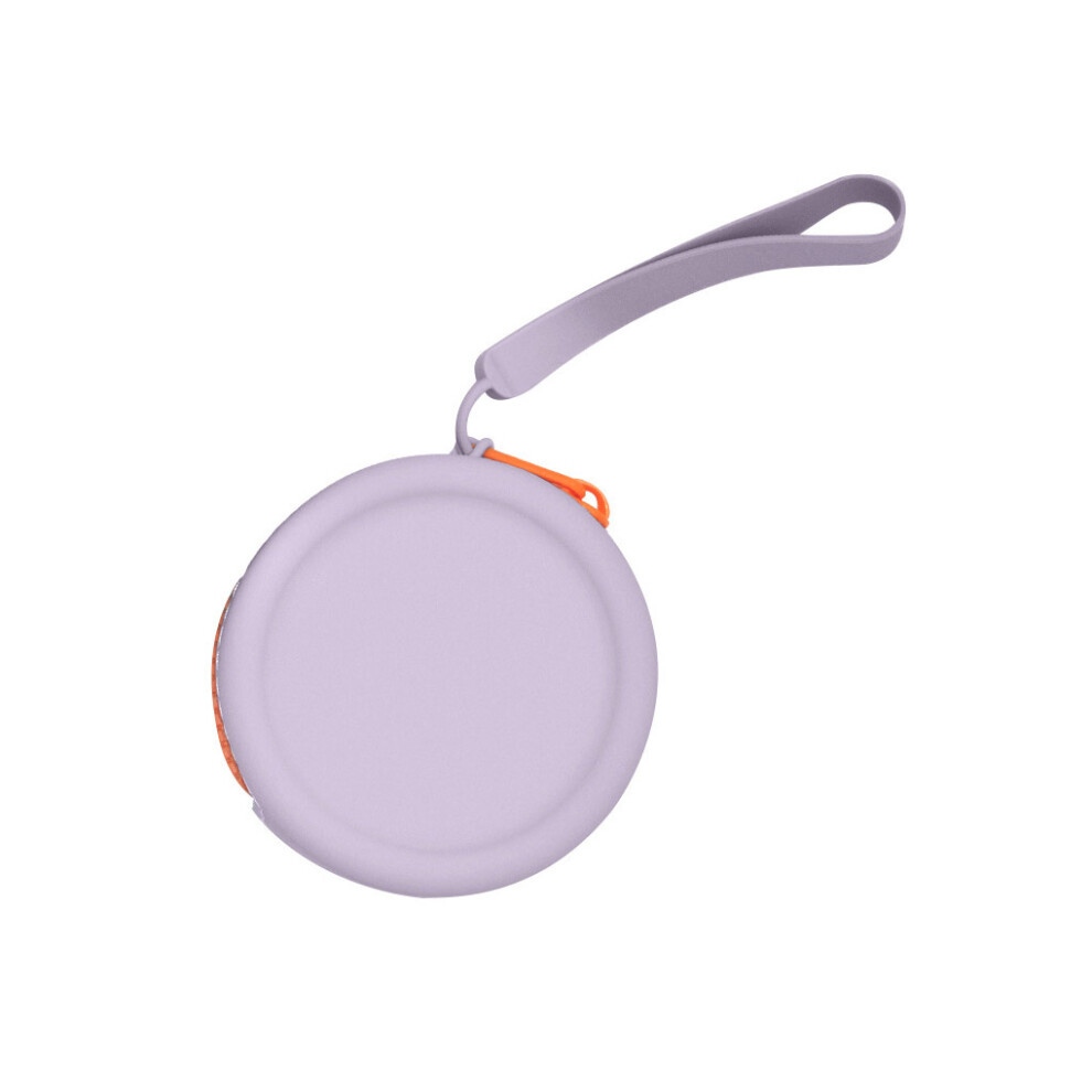 (Light purple, 19inch) Storage Bag Round-shaped Fashionable Convenient Pouch Pocket Birthday-image-OPC-PMRV56J-NEW