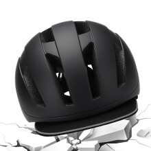 Skating Protective Hat Adjustable Adults Headgear Ventilated Chin Strap Black Safety Helmet Snowboard Horse Riding