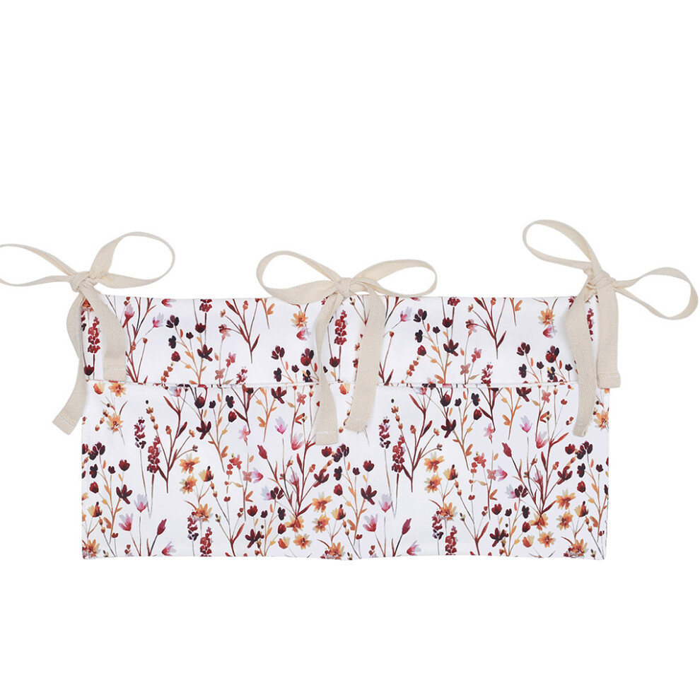 (Flower) Baby Crib Hanging Bag Stroller Bed Storage Holder Teether Organizer-image-OPC-PMRVCFR-NEW
