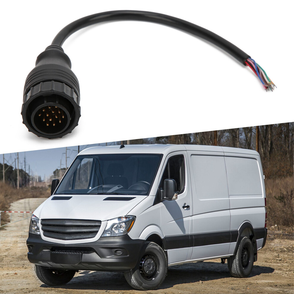 29Cm Car Obd2 Cable Adapter 14Pin Replacement For Mercedes Sprinter 4991358292215
