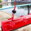 Horizontale Transparente Vogelfutterröhre 39,4 cm Garten Terrasse 5
