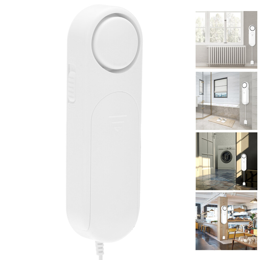 120Db Water Leak And Flood Overflow Alarm For Home Kitchen Bathroom Safety 8031358292733