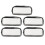 5 Stück durchsichtige Make-up-Tasche, Organizer, 1