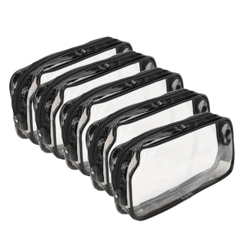5 Stück durchsichtige Make-up-Tasche, Organizer, 1