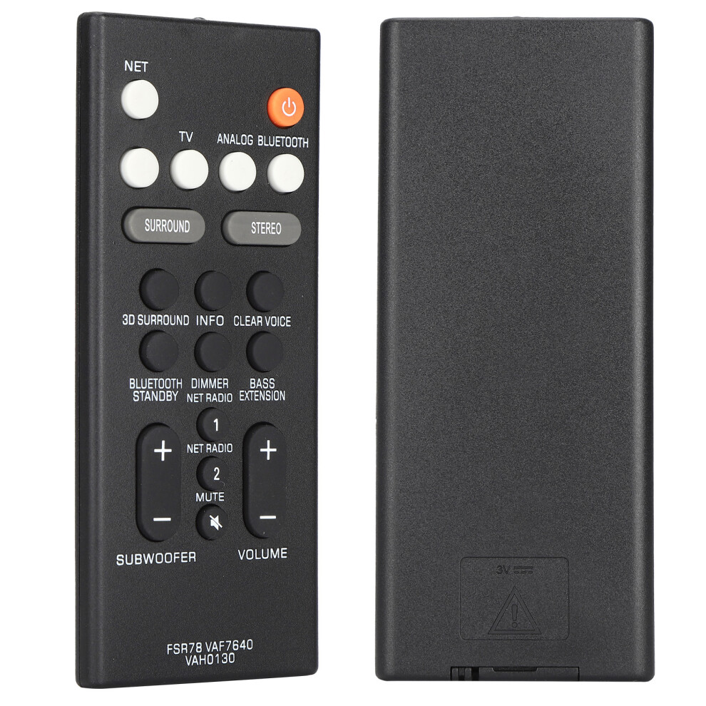 Remote Control For Soundbar Vaf7640 Vah0130, 10M Range, Abs 6921358296157