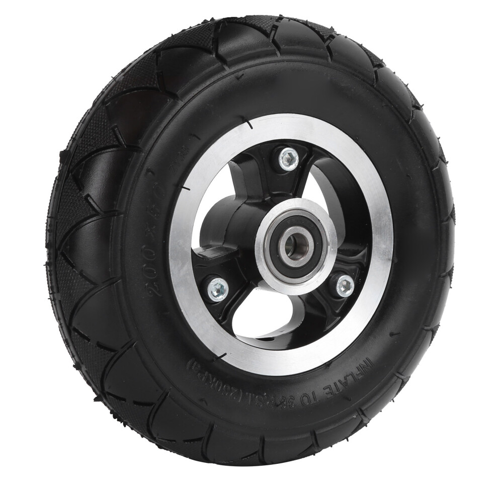 Rubber Aluminum Anti-Skid Electric Scooter Tyres 8 Inches 200X50 7651358296282