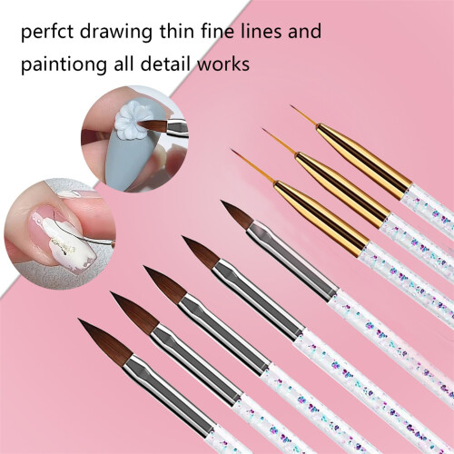 31-teiliges Nagelbürsten-Stift-Set, Nail Art Liner 1