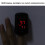 Battery-Powered Finger Pulse Oximeter - Black Easy One-Button Operation 7