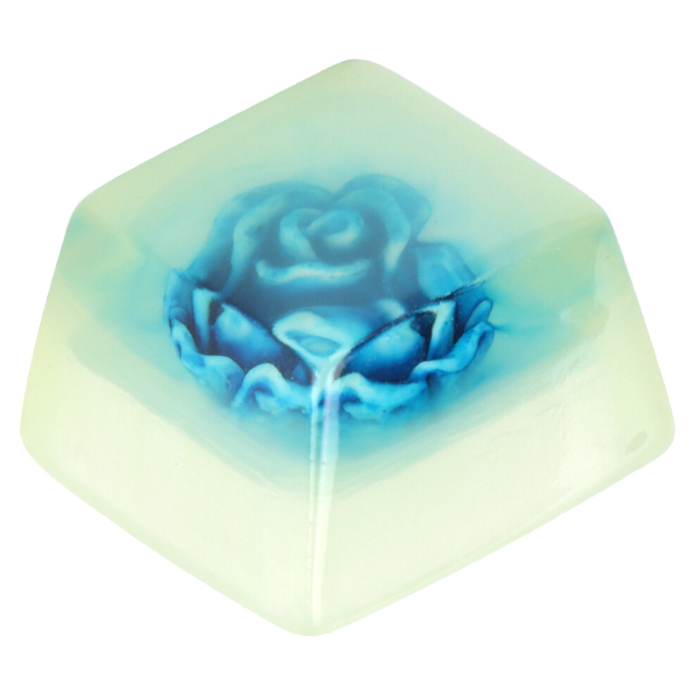 Rose Resin Handmade Keycap For Mechanical Keyboard, Corrosion-Resistant White 9411358299496