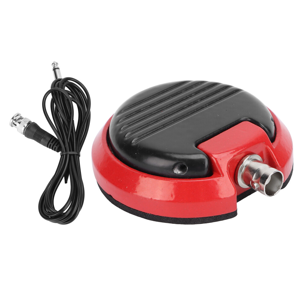 Red Portable Alloy Tattoo Foot Pedal Switch 210Cm Cable,
