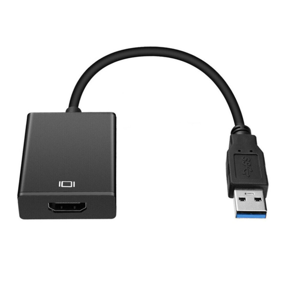 Light Usb 3.0 For Hdmi-Compatible Cable Converter Portable Notebook Adapter