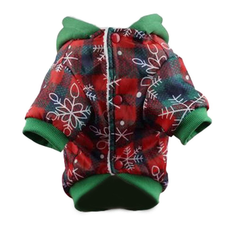 (SnowflakeM) Dog Clothes Thicken Warm Jacket Washable Pet Coat Small Pets Clothing-image-OPC-PMRVJHM-NEW