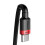 Cavo USB-C PD 100W 20V 5A 2m in nylon resistente, nero. 2