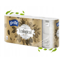 økologisk toiletpapir 8 ruller Grite