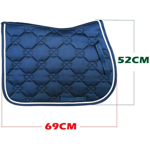 Horse Saddle Pad Show Jump Saddle Cloth Blue Riding Saddle Pad 2