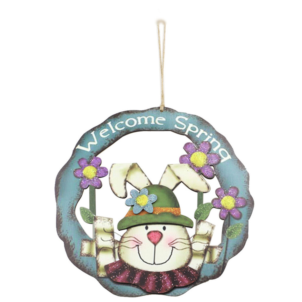 (WelcomeSpring) Easter Blessings Door Sign Pendant Hanging Decoration Plaque Layout-image-OPC-PMRVQHF-NEW