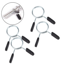 4Pcs Steel Spring Barbell Collars Clamps for 48mm Diameter Gym Weights