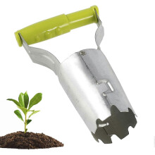 Transplanting bulb planting tool with depth marker. Garden bulb planting. Atomic soil. Digging/filling vegetables.