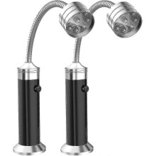 Set of 2 magnetic barbecue lights for outdoor barbecues