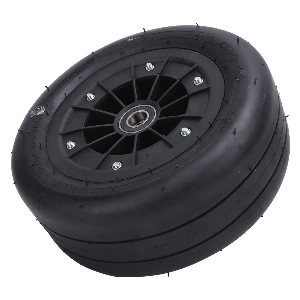Front Wheel Tubeless Tire 80/60Â5 For Kart Heat & Aging Resistant Rubber 4651358303266