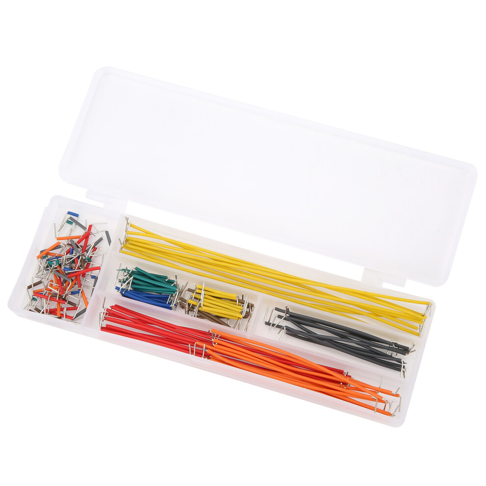 140Pcs Breadboard Jumper Wires Kit With Storage Box Â Assorted Lengths 8341358304498