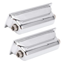 2 Stück Chrom Eisen Snare Drumschlüssel-Set für Wartung WC27E