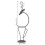 Vaso idroponico Type A Deer, trasparente 14,5-15,5oz 13