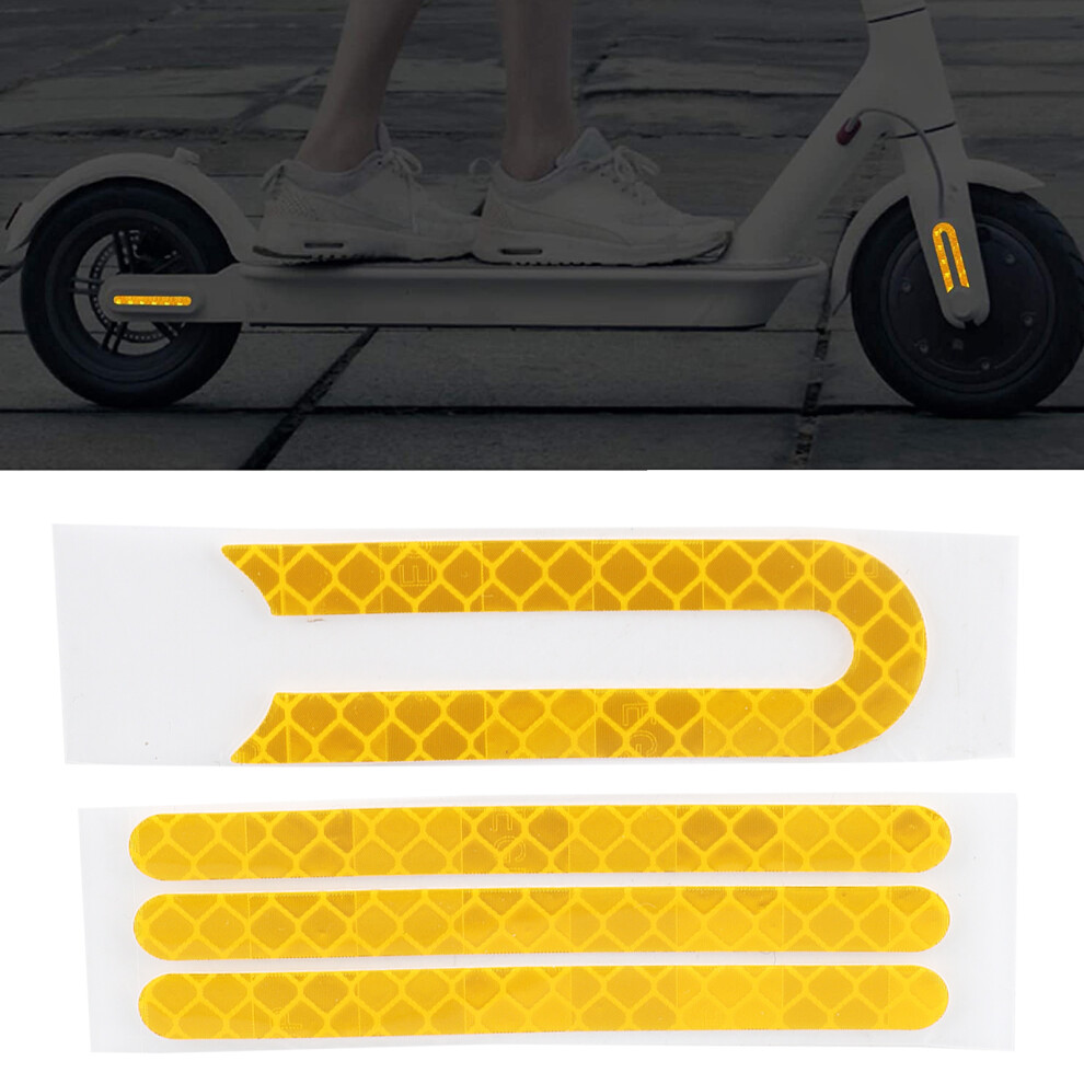 Reflective Strip Sticker Tape For M365 1S Lite Pro 2 Electric Scooter, Orange 7661358307901