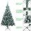 7FT Spray White Christmas Tree 870 Branch Xmas Decor 5