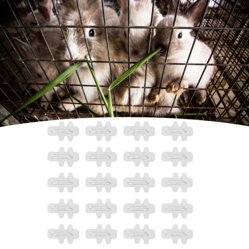 20PCS Galvanized Iron Rabbit Cage Cards 6x4.5cm Mounting Labels-image-OPC-PMRVVG7-NEW