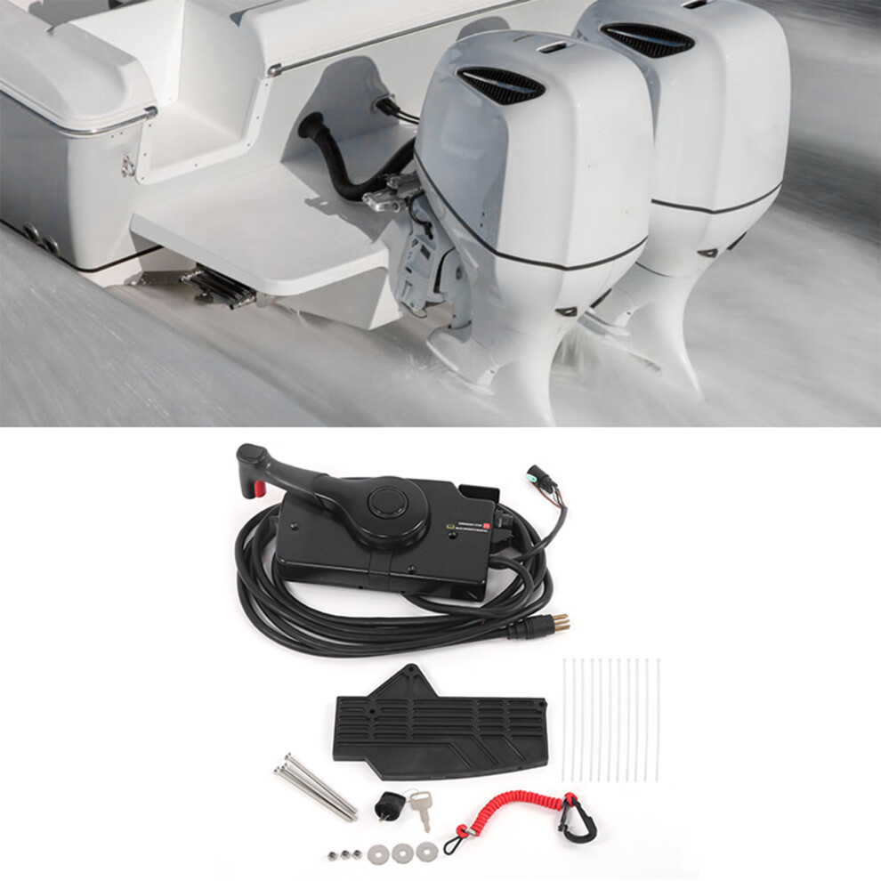 Outboard Remote Control Box Kit 881170A3 15ft 8pin Replacement-image-OPC-PMRVVHB-NEW