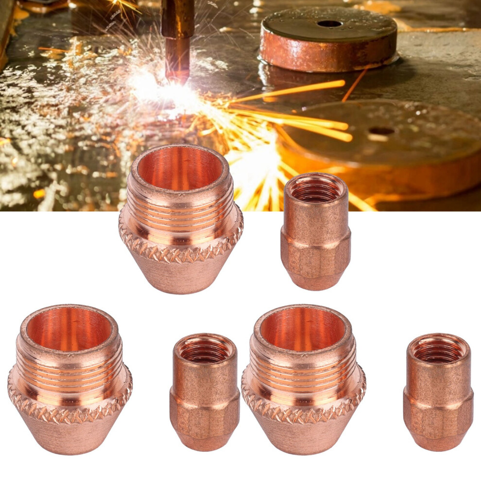 10 Set Plasma Cutter Tips & Nozzles Electrode Torch Consumables For Tz-100 8481358309366