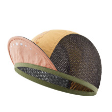 Cappellino da ciclismo con visiera da indossare sotto il casco - giallo