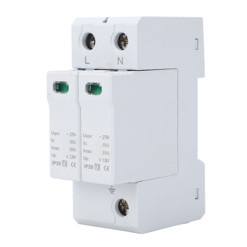 Überspannungsschutz 2P 10‑20KA AC SPD 35mm 1