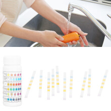 50 Water Test Strips 6‑In‑1 Pool & Aquarium pH Hardness Test Kit