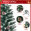 5FT Artificial 4-Color 8 Modes Christmas Tree Battery Operated 4