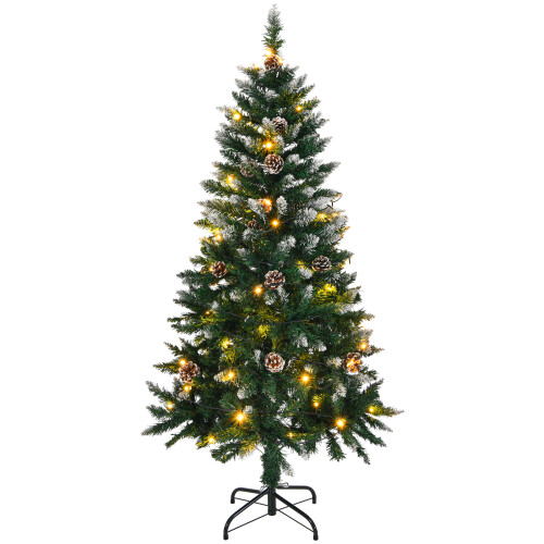 5FT Artificial 4-Color 8 Modes Christmas Tree Battery Operated 1