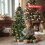 5FT Artificial 4-Color 8 Modes Christmas Tree Battery Operated 9