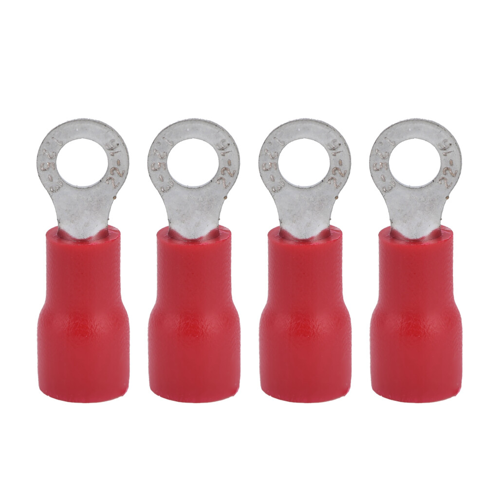 1000Pcs Insulated Ring Terminals High Conductivity High Voltage Resistance 9351358313191