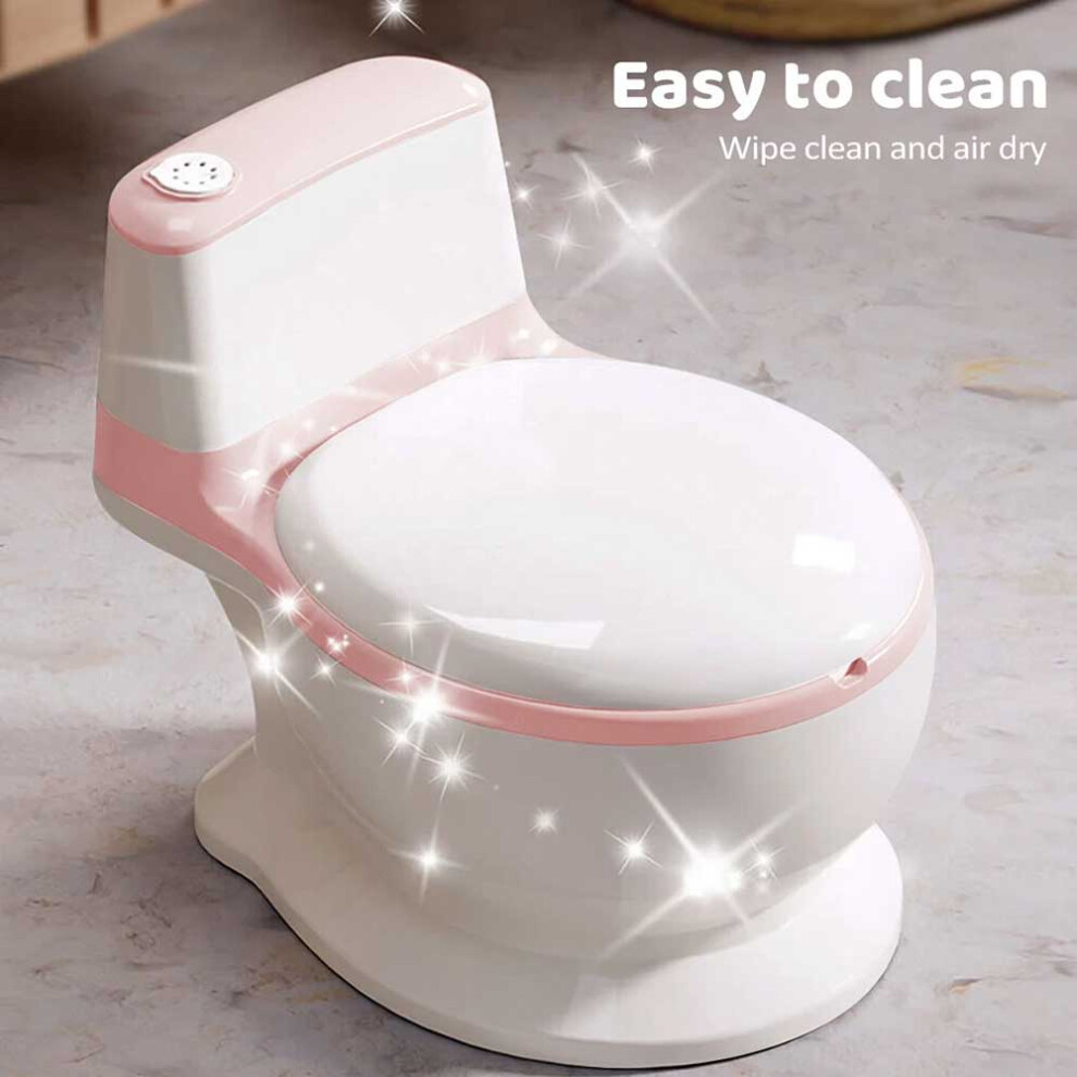 Potty Training Toddlers Toilet Seat Real Toilet with Lid WC Educational Loo-image-OPC-PMRVXGD-NEW