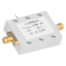 Amplificatore LNA 0,05–4 GHz in lega di alluminio 18 dB