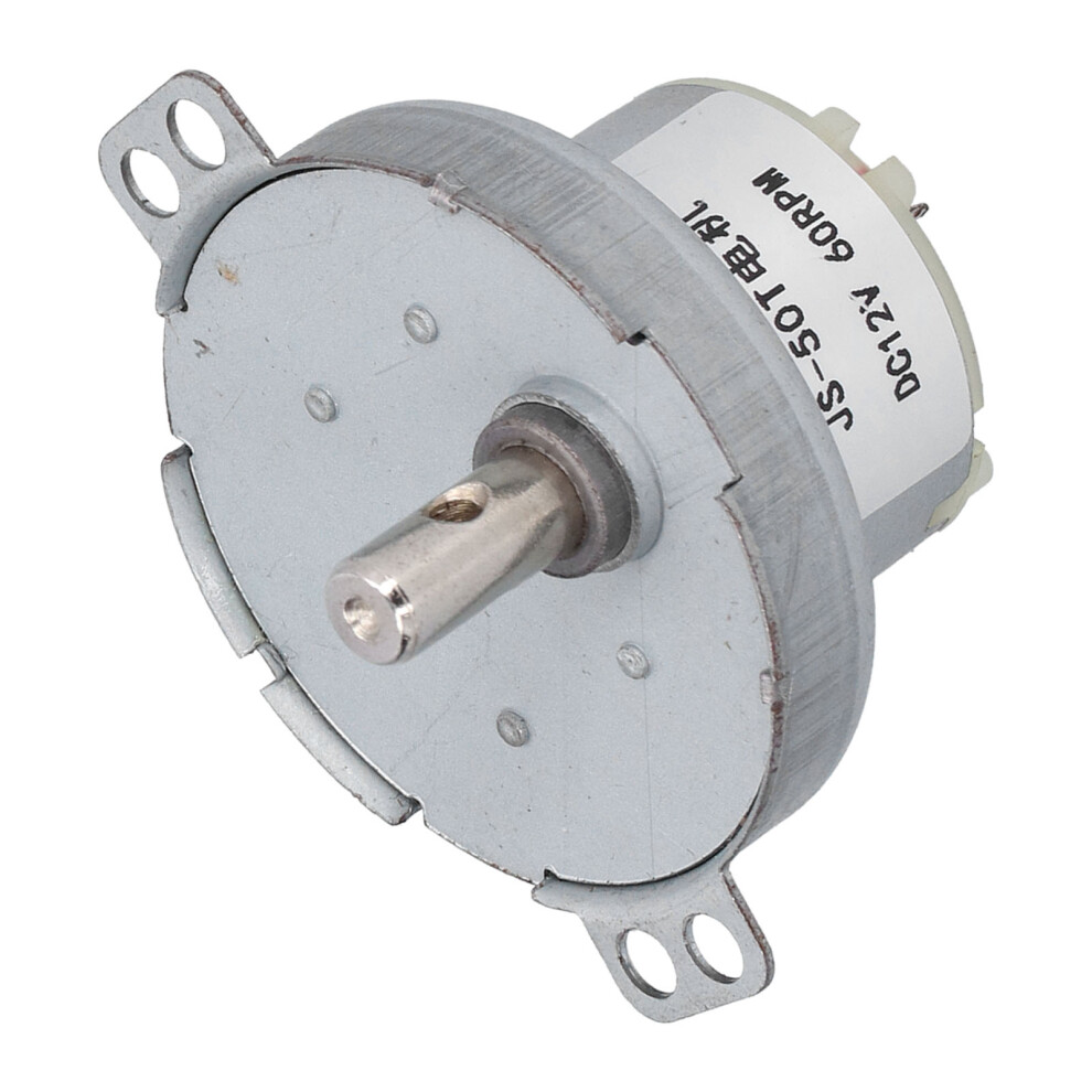 Jsâ50T 12V Dc Gear Motor, 60Rpm, Aluminum & Plastic Housing 3621358315423
