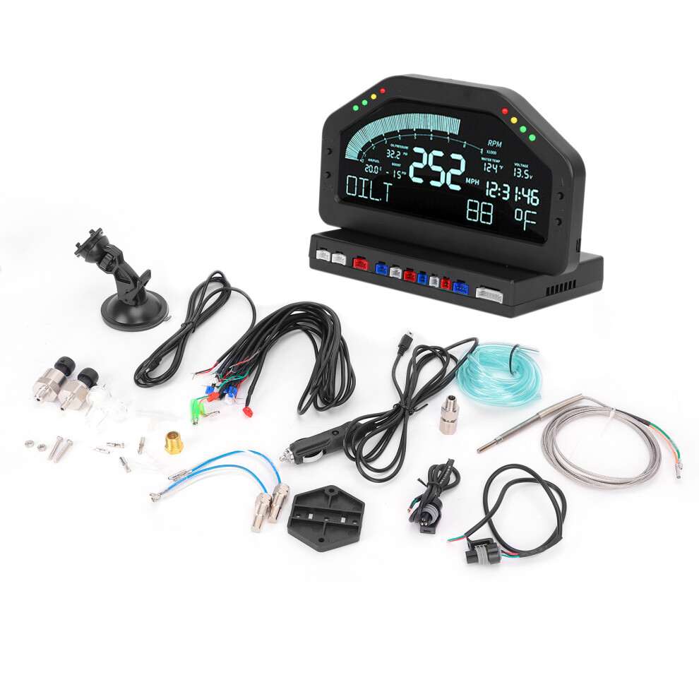 SINCO TECH Dashboard Sensor Kit with 8 LEDs 8.4" LCD Bluetooth Backlight for 12V Vehicles-image-OPC-PMRW75T-NEW